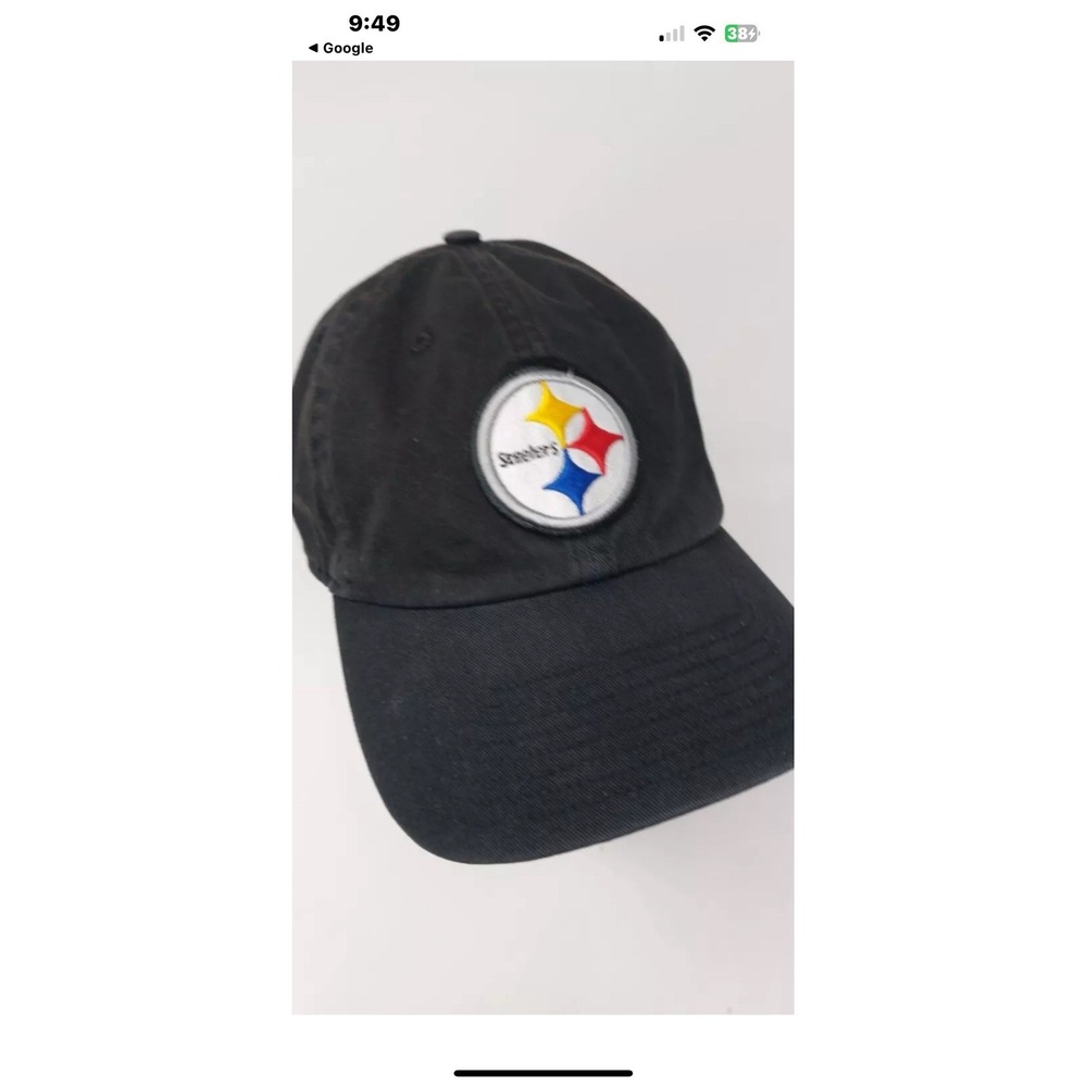 Pittsburgh Steelers Hat Cap Strapback‎ Black '47 Brand Adjustable Football NFL